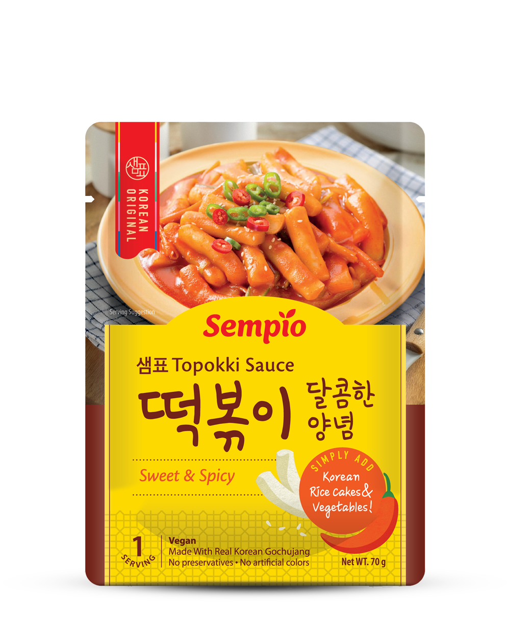 SP Tteokbokki Sweet & Spicy 150g