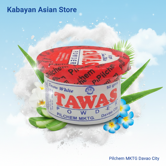 All White Tawas Natural Powder 50g -RED