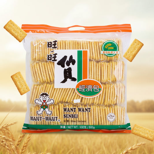 Want Want Senbei Rice Crackers 500g