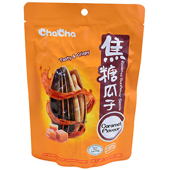 Cha Cha Sunflower Seeds Caramel 108g