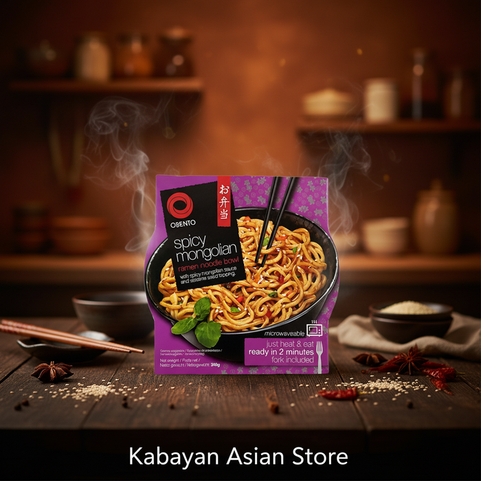 Obento Spicy Mongolian Ramen Noodle Bowl 240g