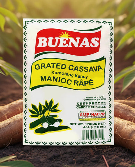 Buenas Frozen Grated Cassava 454g