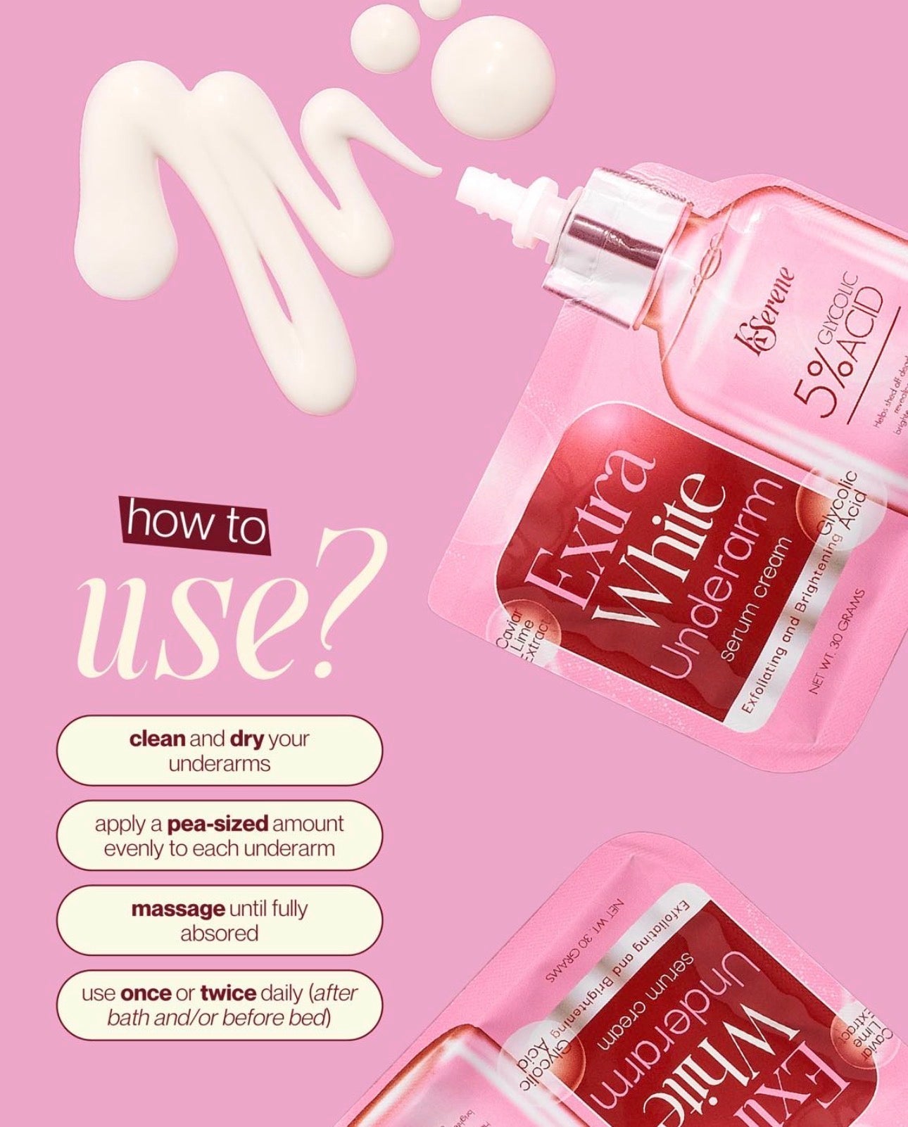 Kserene Xtrawhite Underarm Serum