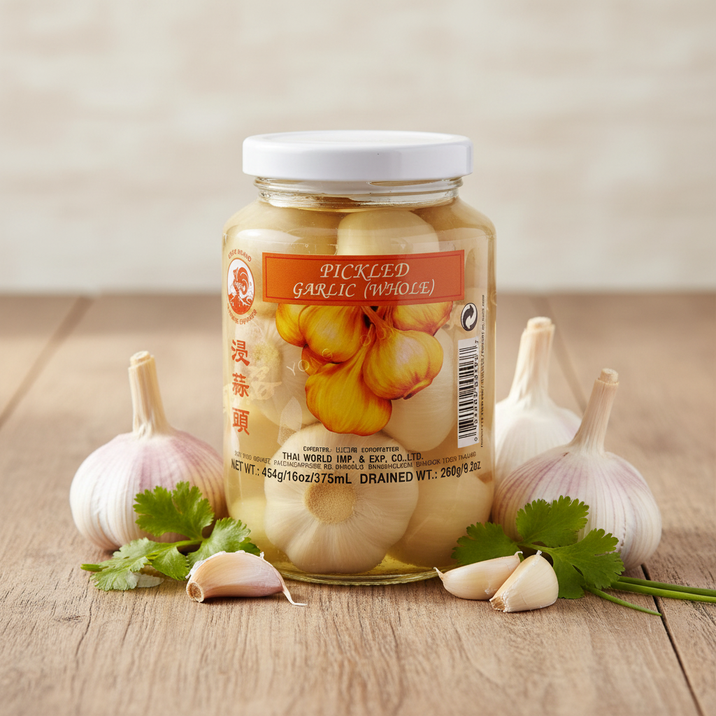 Cock Pickled Garlic (Whole) 454g