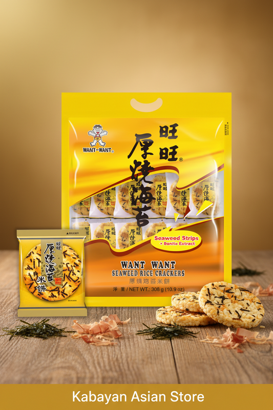 Want Want Seaweed Rice Crackers 308g