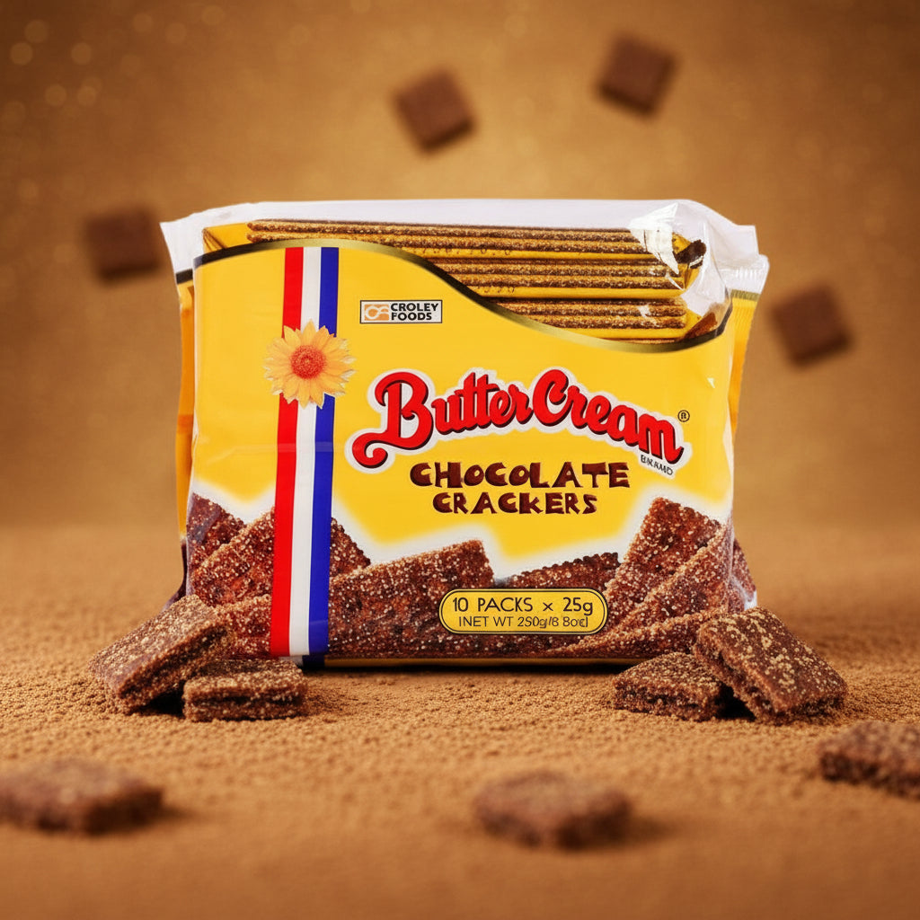 Sunflower Butter Cream Crackers Chocolate 250g