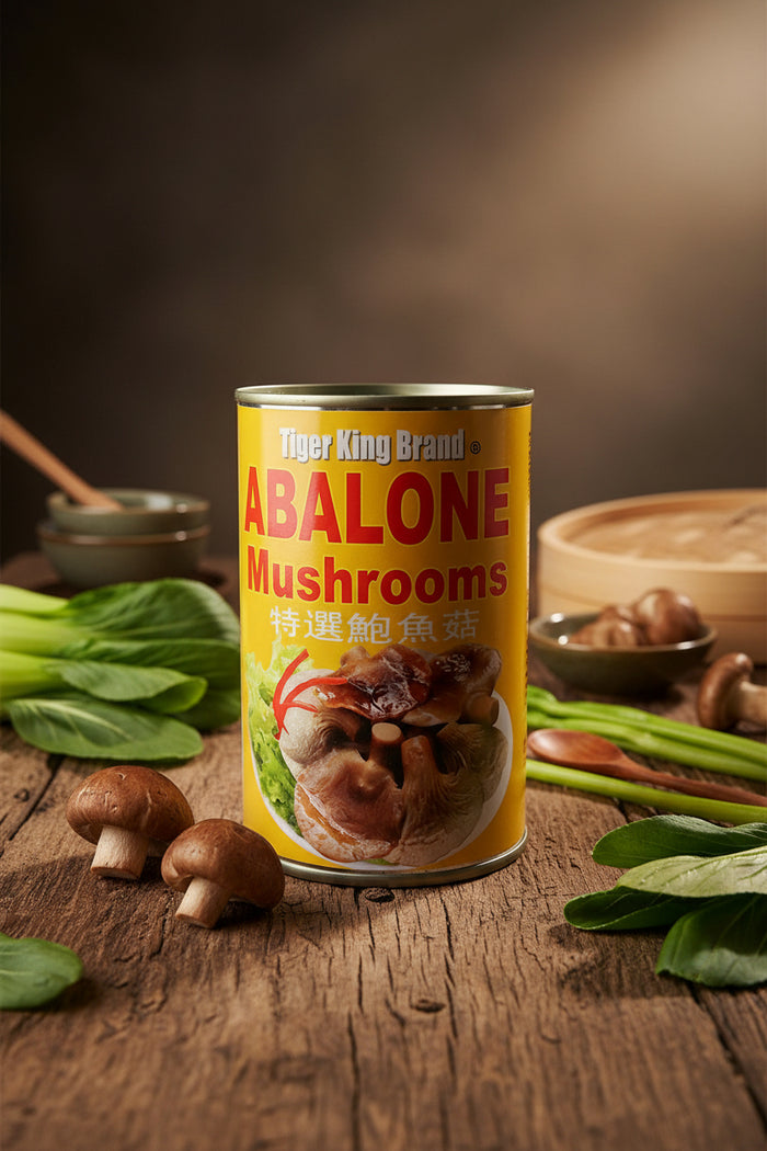 Tiger King Brand Abalone Mushrooms 425g