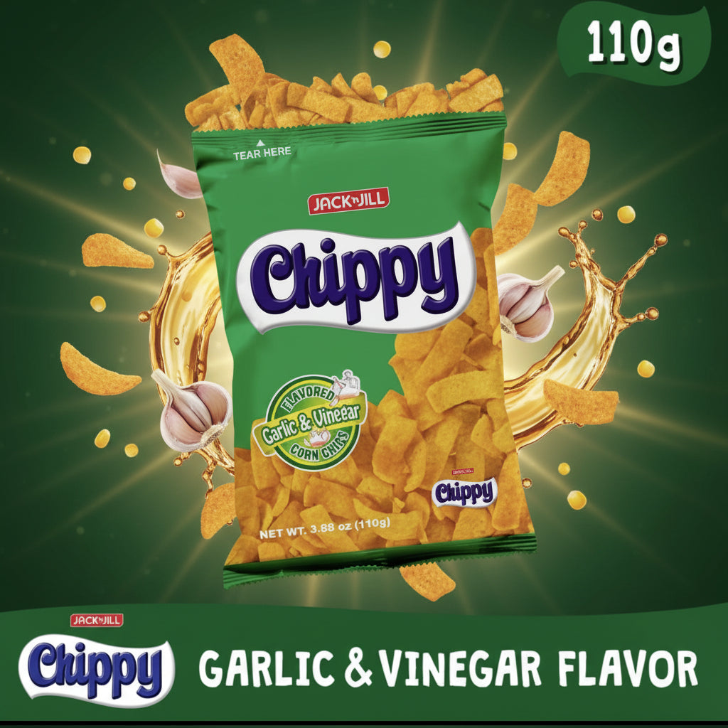 J&J Chippy Garlic & Vinegar 110g