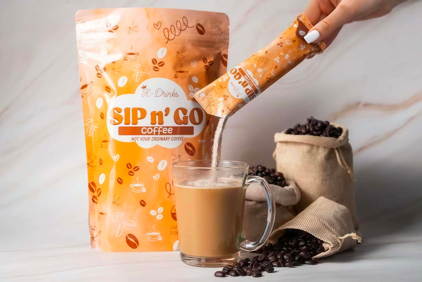 K-Drinks Sip N Go Coffee 210g