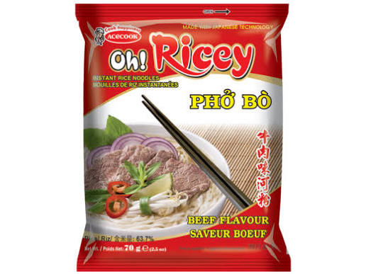 Oh! Ricey Beef Rice Noodles 75g