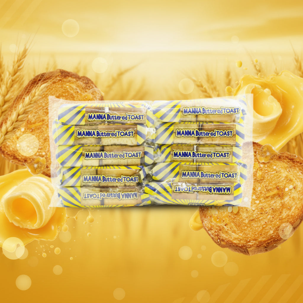Laura's Manna Buttered Toast (manna Bags) 10's x 20g